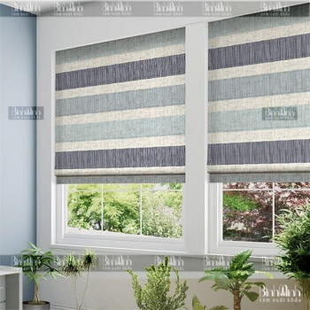 Rèm roman sọc kẻ ngang