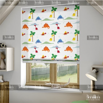 Rèm roman họa tiết trẻ em