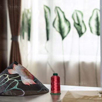 Rèm thêu họa tiết Tropical - Rèm cao cấp