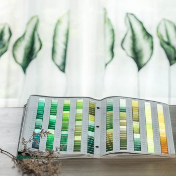 Rèm thêu họa tiết Tropical - Rèm cao cấp