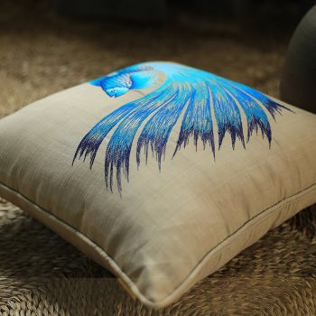 Gối thêu tay hình con cá - Gối sofa cao cấp