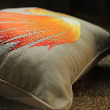 Gối thêu tay hình con cá - Gối sofa cao cấp