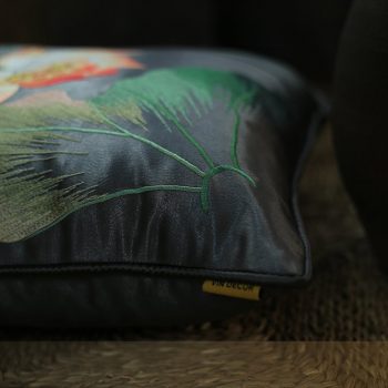 Gối thêu hoa sen - Gối thêu cao cấp