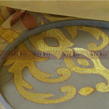 rèm voan thêu chỉ vàng