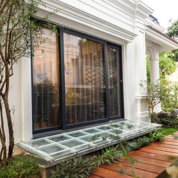 Rèm biệt thự thêu hoa sen - Rèm cửa cao cấp