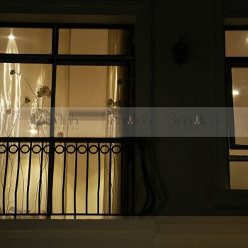 Mẫu rèm thêu cao cấp: Thanh liên hoa