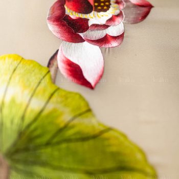 Tranh thêu hoa sen - Tranh thêu Bình Minh