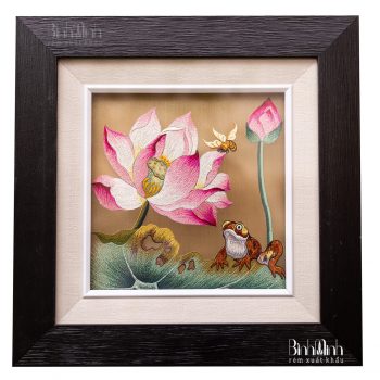 Một số mẫu tranh thêu hoa nổi bật hiện nay