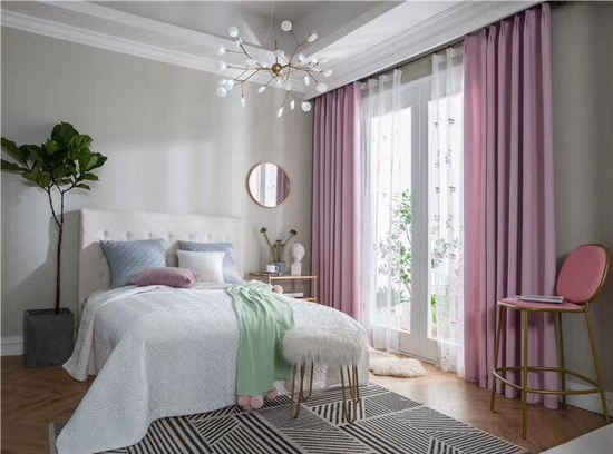 Rèm phòng ngủ cao cấp thêu tay