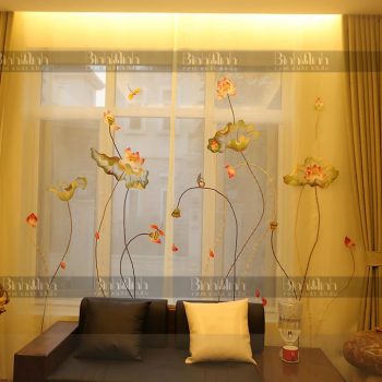 Rèm phòng khách biệt thự Splendora An Khánh