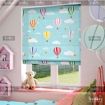 Tại sao xu hướng rèm roman phòng bé lại phổ biến hiện nay ?