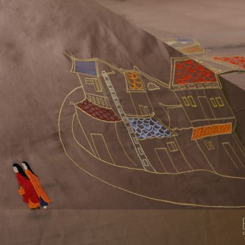 Bộ chăn ga gối thêu tay cao cấp -