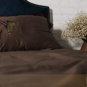 Bộ chăn ga gối thêu tay cao cấp -