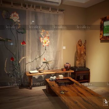 Mẫu rèm phòng thờ Phật ấn tượng