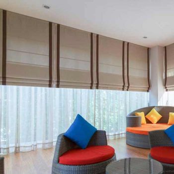 Những mẫu rèm roman màu nâu bán chạy năm 2020