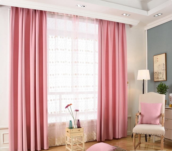 Top 9+ mẫu rèm cửa sổ màu hồng đẹp không thể rời mắt