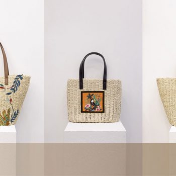 Thêu vi tính họa tiết cho túi xách